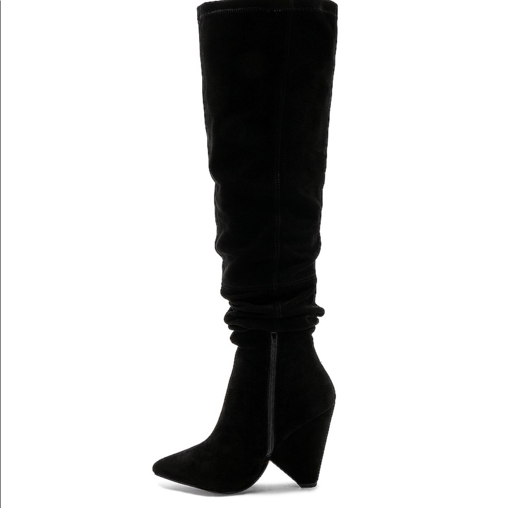 Raye: Rodeo Boot (OVER THE KNEE) black suede